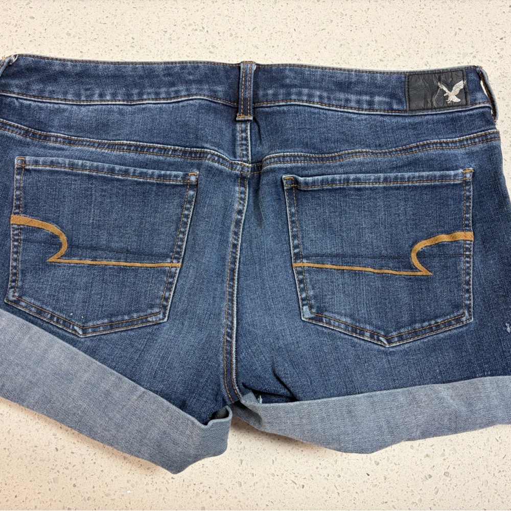 American Eagle Outfitters Blue Denim Shorts - Picture 2 of 3